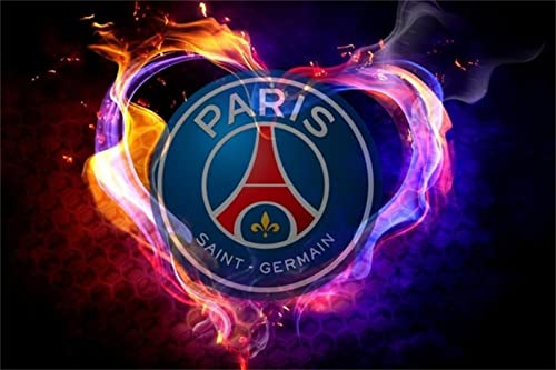 DIY 5D Diamante pintura kits, equipamento de Paris Saint Germain 90 x 130 cm bricolage Diamond Painting bordado kit de ponto cruz, diamantes de imitação artes artesanato para decoração parede presente