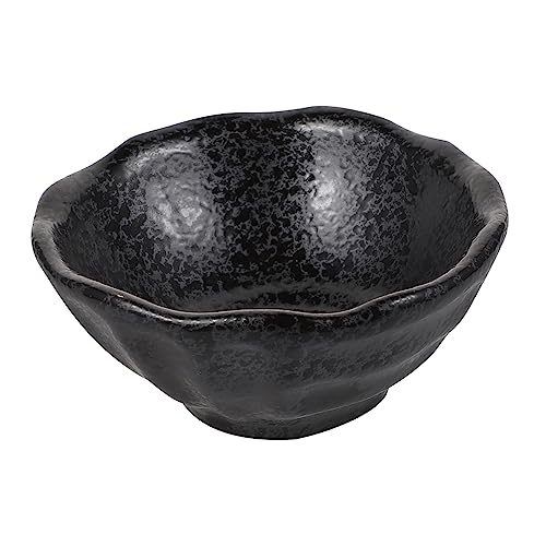 STOBAZA 1Pc Creative Japanese Inspired Ceramic Sauce Dish Unique Irregular Design for Seasoning Condiments and Side Dishes for Home Restaurant Use