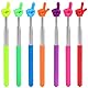 7 Stück Zeigestab Ausziehbar, Versenkbare Klassenzimmer Zeiger, Mini Handheld Lehrstift Fingerzeiger Edelstahl Kinder Ausziehbarer Zeigestab für Klassenzimmer Persönliche Interaktion(7 Farbe)