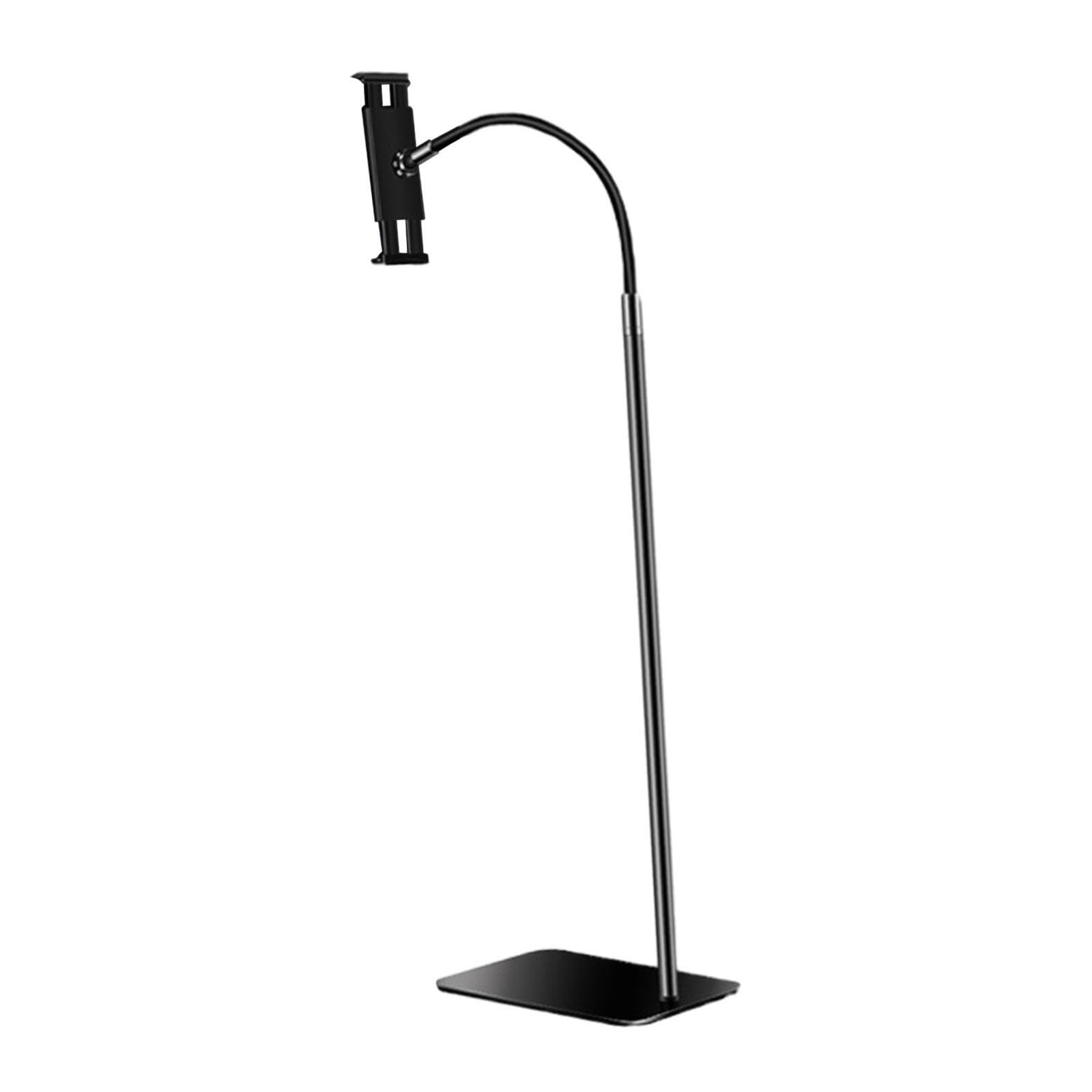 Soporte de Suelo para teléfono con Altura Ajustable y Base Estable giratoria para grabación de vídeo con tecnología Brazo Largo Flexible con rotación 360 Grados, 120 centímetros