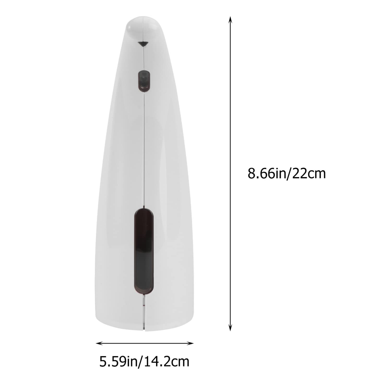 Hemobllo Dispenser Bianco Touchless Sensore Erogatore per Cucina e Bagno Batteria Facile da Installare e