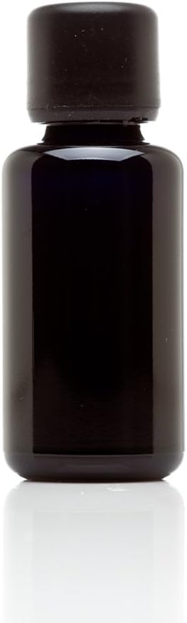 Infinity Jars 30 ML (1 fl oz) Ultraviolet Black Glass Euro Dropper Bottle Leak‑Proof Travel Tincture Vial for Essential Oils, Serums, Herbal Extracts, Micro‑Dose Pack 10