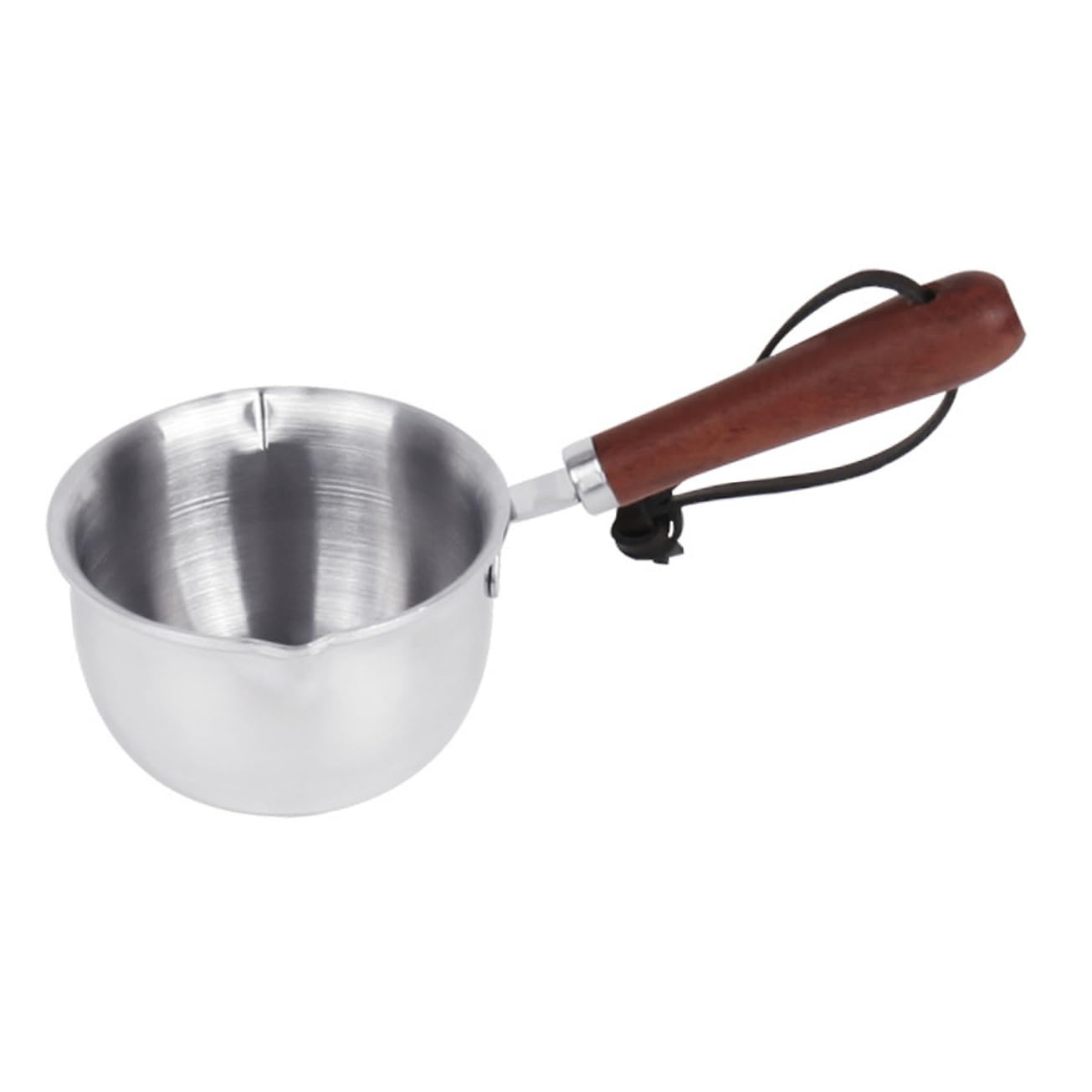 GRIRIW Stainless Steel Pot Small Saucepan Milk Pan Double Sided Easy to Use Great Friends