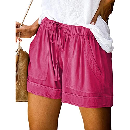 Short cargo rose avec slip de running pour vos sorties