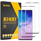 JEHOO [2 Pack] Screen Protector for Samsung Galaxy S10 5G, 9H Tempered Tempered...