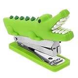 Mipcase Kleiner Handtacker Mini Heftgerät Edelstahl Süßer Cartoon Büro Hefter für Schüler und...