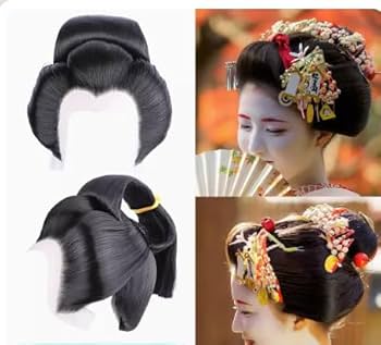 Amazon.co.jp: 7027実物撮影日本の芸者 日本舞踊歌舞伎コスプレ用