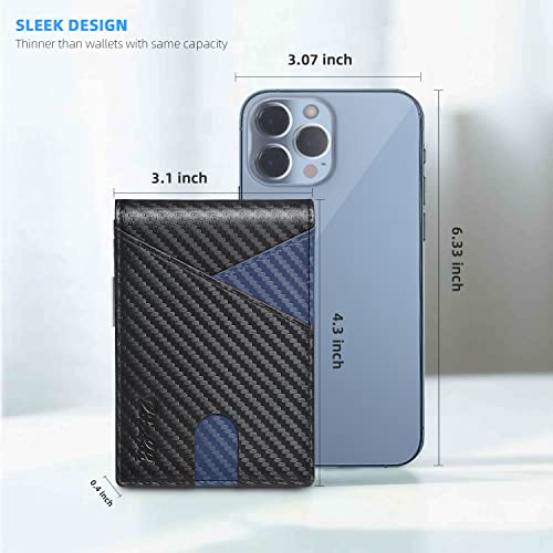 Image of Zitahli Slim Wallet for Men,RFID Blocking Leather Bifold with Money Clip | Minimalist Front Pocket Design, Holds 12 Cards, RFID Protection, Gifts for Men on Birthdays, Father's Day, and Christmas