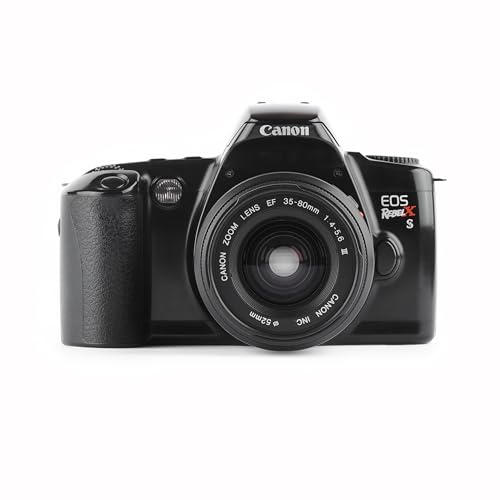 Black Canon EOS REBEL X S 35mm FILM SLR Camera Body & Lens (Renewed)