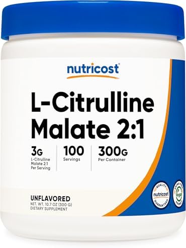 Nutricost L-Citrulline Malate (2:1) Powder (300 Grams)