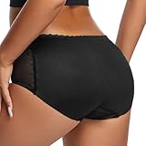 Damen Push Up Unterhose, Butt Lifter Höschen, Frauen Spitze Hip Enhancers Fake Ass, Po Heber Unterhose, Fake Ass Hüfte Butt Lifter (DE/NL/SE/PL, Alphanumerisch, XXL, Regular, Regular, Schwarze)