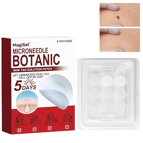 Eliminar Verrugas Cutáneas, Parches Eliminar Lunares Verrugas, Parches Hidrocoloidales Contra el Acné, Para el Rostro, el Mentón, la Espalda o el Cuerpo, Fácil De Usar (81 Piezas)