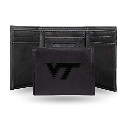 Image of Rico Industries NCAA Laser Engraved Trifold Laser Engraved Tri-Fold Wallet - Men's Accessory