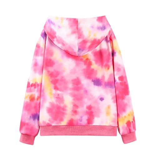 Image of weLaken Unicorn Sweatshirts for Girls Thick Cotton Pullover Tops Fall Winter Children Girls Clothing