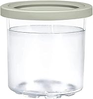 Vista 2 de Paquete de 4 pintas de helado de repuesto con tapa, compatible con la máquina de helados Ninja Creami serie NC301, NC300, NC299AMZ