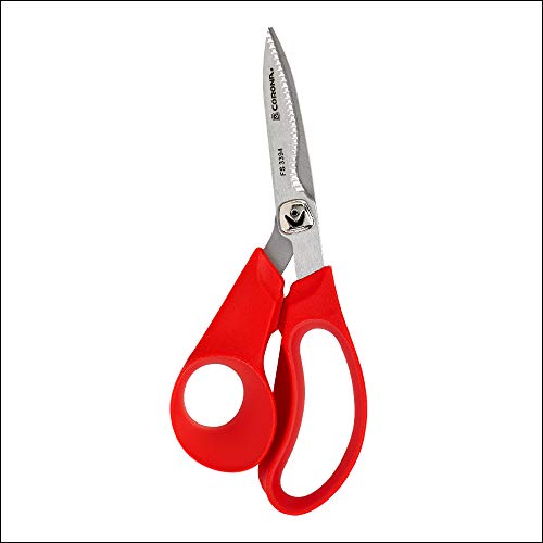 Corona-Tools-ComfortGEL-Floral-Scissors-Stainless-Steel-Garden-Shears-for-Flowers-Stems-FS-3394Red