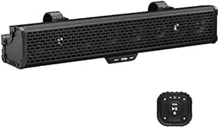 BOSS Audio Systems BRRC27 27 Inch ATV UTV Sound Bar - IPX5 Weatherproof, 3 Inch Speakers, 1 Inch Tweeters, Built-in Amplifier, Bluetooth, Built-in Dome Lights, Easy Installation for 12 Volt Vehicles