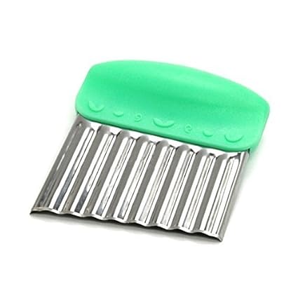 MEXFY Small Potato French Fries Wave Shape Slicer & Usable for Kitchen Make French Fries, and Wave Shape Chips of Potatoes (Multi)