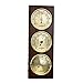 RGHDLO Barometer,Wetterstation Mit Barometer Thermometer Hygrometer,3 In 1 Wandmontierte Analoge Wetterstation,für Drinnen Und Draußen (A)