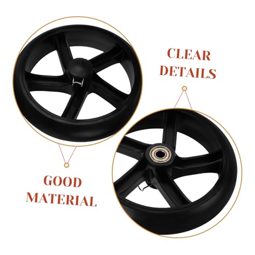 Roues robustes pour chariot de courses légères et pratiques de 15,5 cm