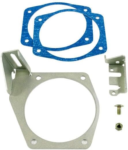Natural 105mm 4-Bolt Throttle Cable Bracket for GM Chevy LS Natural