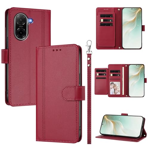 �X�}�z�P�[�X �Ή��@�� for Redmi A5 4G (173) / A5 NFC �X�}�z�P�[�X�y�E�H���b�g�f�U�C�� �f���A���J�[�h�X���b�g �L���b�V�� �t���b�v���X�^���h �����h�~�zRed
