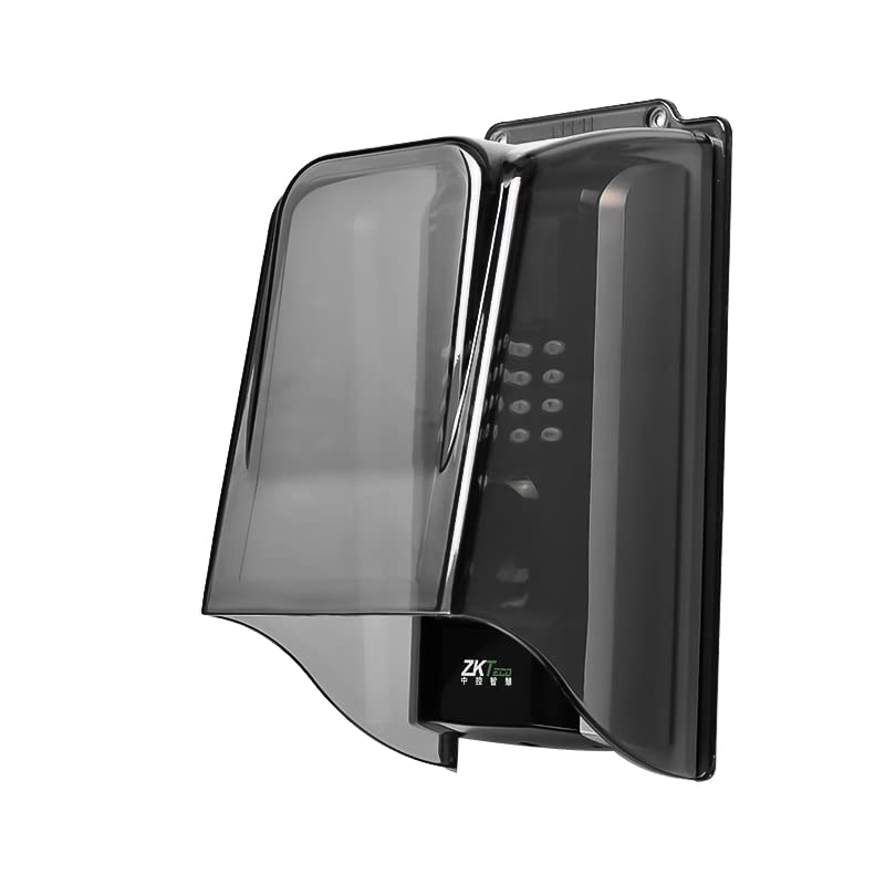 PC lengthen Doorbell Rain Cover, Transparent doorbell Waterproof cover weatherproof Protector Doorbell Attachment for Doorbell Chime (Grey)