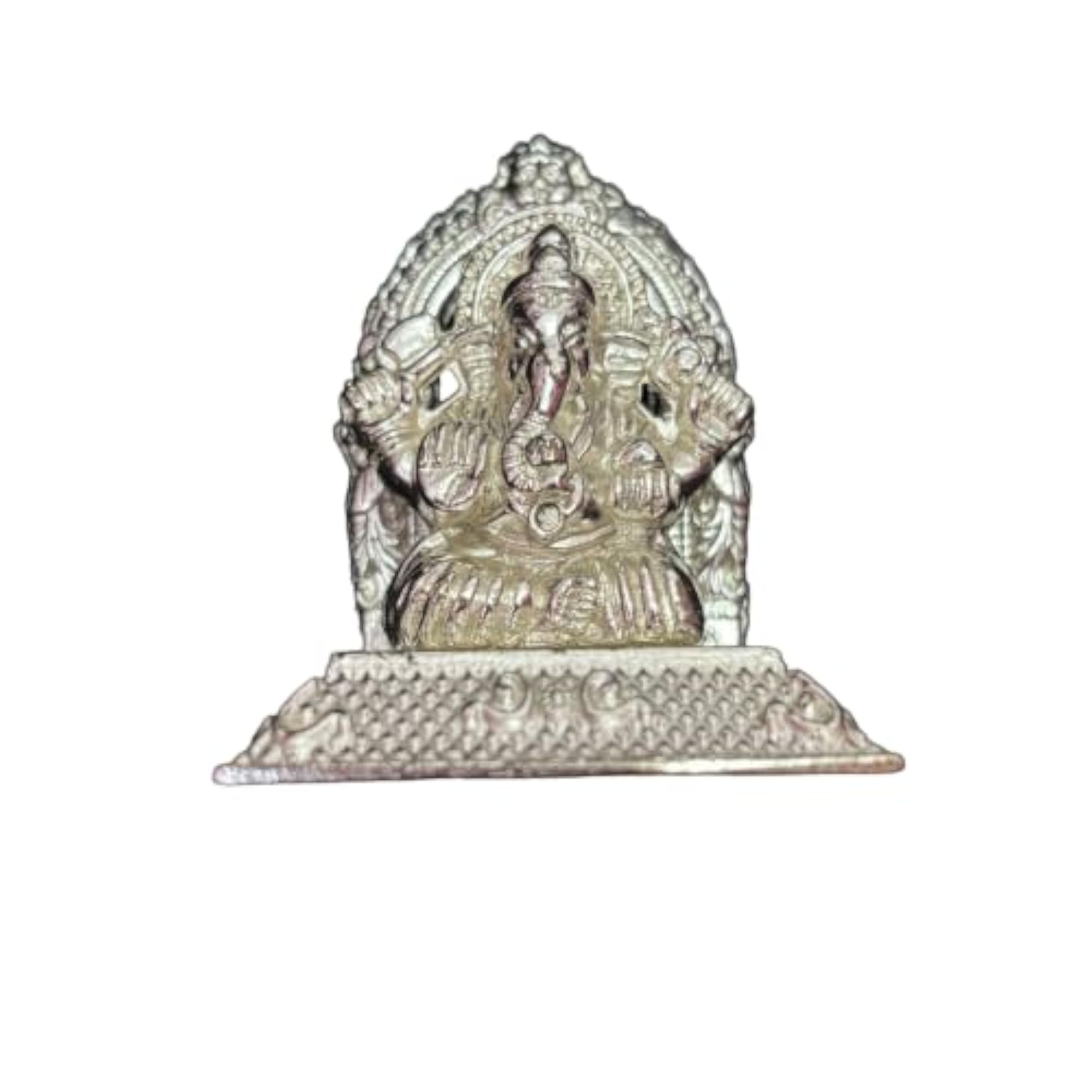 Lord Ganesha Idol in German Silver