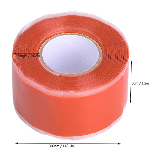 Image of Walfront Pipe Repair Tape PVC PPR Pipes Repair Tape with 2 Color Optional (Red)