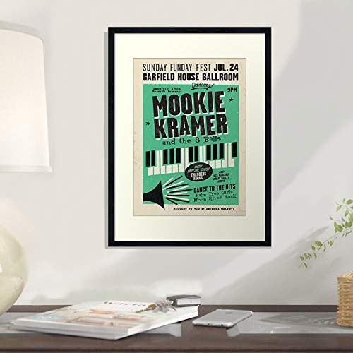 Generic Mookie Kramer And The 8 Balls Vintage Jazz Poster - I Think You Should Leave, 11 X 17 Inch #TOP1