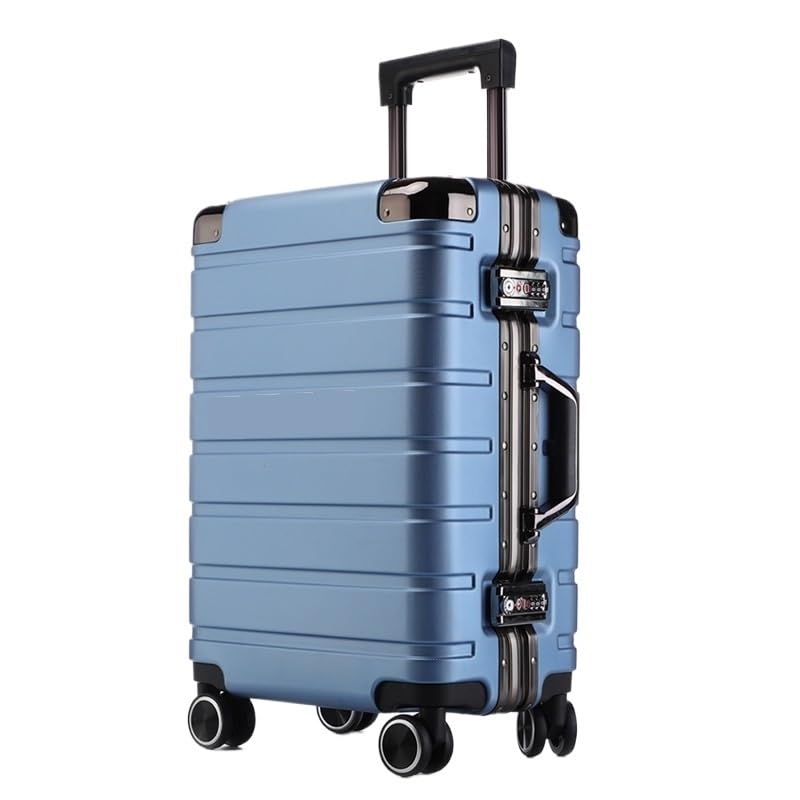PANKERS Suitcase Dry And Wet Separate Suitcase Universal Wheels For Male And Female Students Trolley Case With Hard Brake Wheels Suitcases, Blue