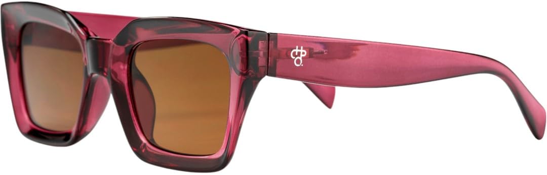 CHPO Anna Sunglasses, Size: M/L, Colour: Burgundy, burgundy