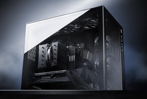 Image of Noctua NH-D12L chromax.Black, Low-Height Dual-Tower CPU Cooler (120mm, Black)