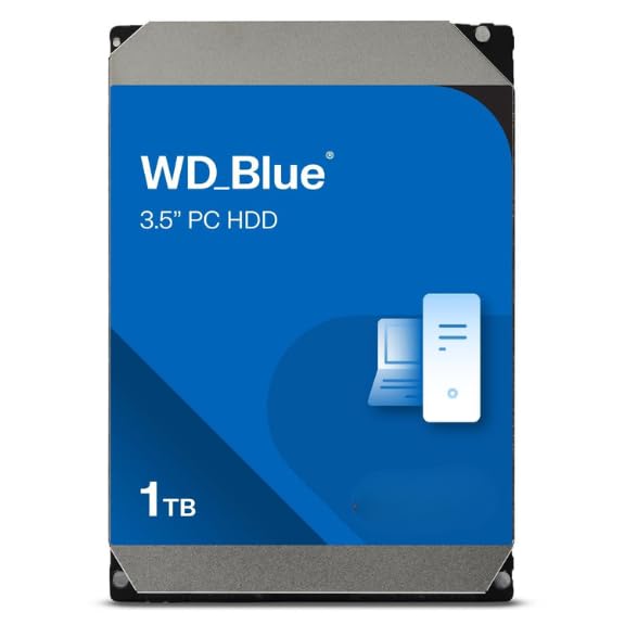 Image of 𝗪𝗗Hard Disk Drive Blue 1TB | Internal HDD | 3.5 inch Desktop HDD | SATA | 7200 RPM | 2-Year Seller Warranty