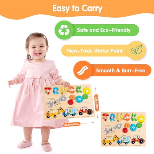 Image of Weihnacht Busy Board,Wooden Montessori Car Sensory Activity Board for 3+ Year Olds, Fine Motor Skills, Travel Busy Board Educational Toys,Double Sided Playable
