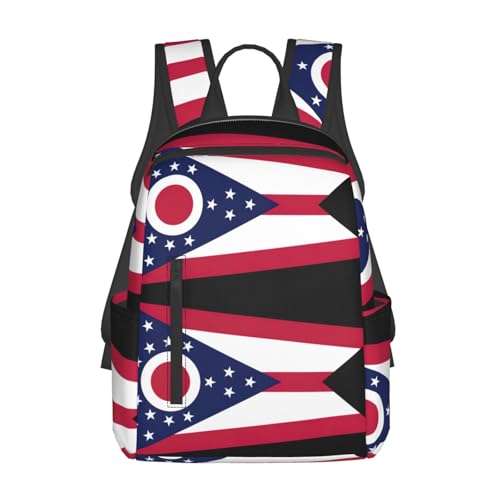 Sac à dos pour homme et femme imprimé Ohio pour voyage et camping