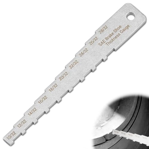 Zookpr Brake Pad Measuring Tool Brake Pad Thickness Gauge Technician