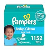 Pampers Baby Clean Wipes Combo, Baby Fresh Scented - 1152 Count