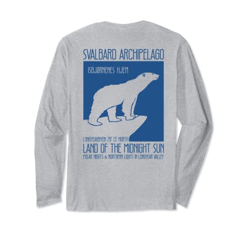 Svalbard Oso Polar Noruega | Longyearbyen Norway Polar Bear Manga Larga Cover