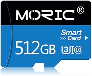 512GB Micro SD Card with SD Card Adapter High Speed Memory Card for Nintendo Switch, Smartphone, Computer, Tachograph, Tablet, Drone(512GB)