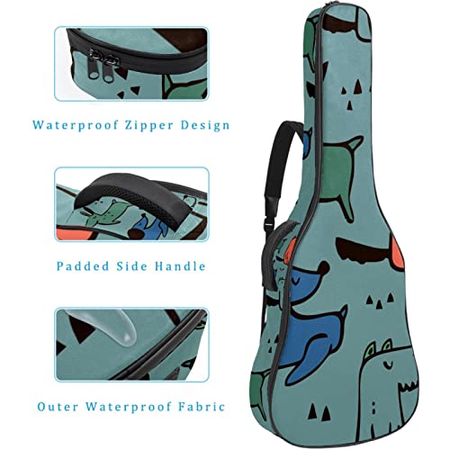 Housse de sac de guitare épaisse avec rembourrage en éponge imperméable pour guitare acoustique électrique basse… - Les Beatles, Paul McCartney, John Lennon, RIngo Starr, George Harrison Housse de sac de guitare épaisse avec rembourrage en éponge imperméable pour guitare acoustique électrique basse… – Image 5