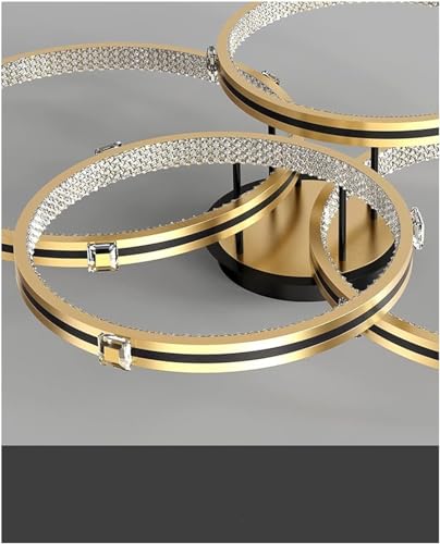 Lampe moderne LED au design épuré pour plafond de salon - 3