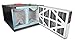 WEN 3410 3-Speed Remote-Controlled Air Filtration System (300/350/400 CFM), Basic w/ RF Remote (400 CFM) , Black