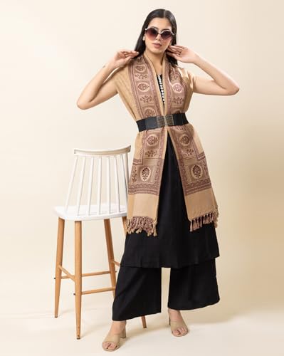 Image of Wrap me Warm Shawl for Women | Soft Viscose Acrylic Poly Wool Shawl - Warm & Lightweight Winter Wrap - Stylish Ethnic Stole for Women - 1010