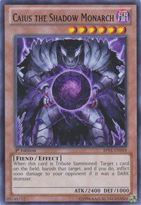 Amazon.co.jp: 遊戯王カード Caius the Shadow Monarch/邪帝ガイウス