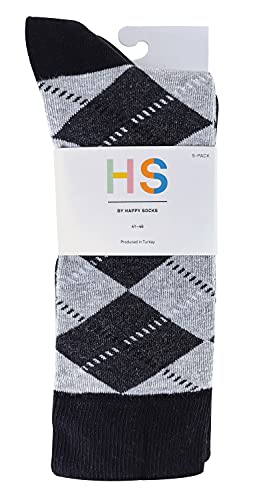HS by Happy Socks Argyle 5-Pack Socks Calzini