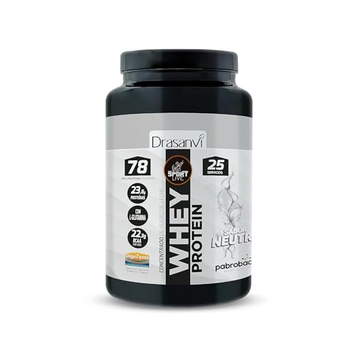 SPORT LIVE Concentrado de proteinas de suero de leche sabor NEUTRO | Whey Protein en polvo con L-Glutamina y L-Leucina | Ayuda a aumentar tu masa muscular | Mejora tus batidos |750 GR SPORT LIVE Concentrado de proteinas de suero de leche sabor NEUTRO | Whey Protein en polvo con L-Glutamina y L-Leucina | Ayuda a aumentar tu masa muscular | Mejora tus batidos |750 GR