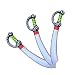 Toyvian - Espada de pirata hinchable con 3 juguetes de espada para niños, juguete para piscina de verano, decoración de Halloween