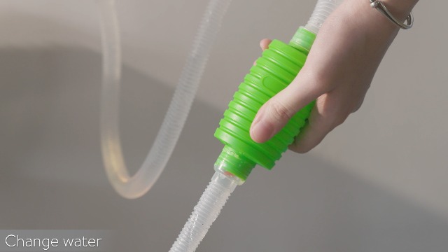 Cambiacqua Per Acquario Manuale Da 230 Cm - Sifone Per Pulizia Fondale E Cambio Acqua - Foto 2