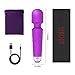 SENDRY Wand Massager - New Upgrade 160 Magic Vibration Modes - Handheld Wireless Waterproof Mute Rechargeable Personal Massager for Neck Shoulder Back Body Relieves Muscle Tension(Purple)